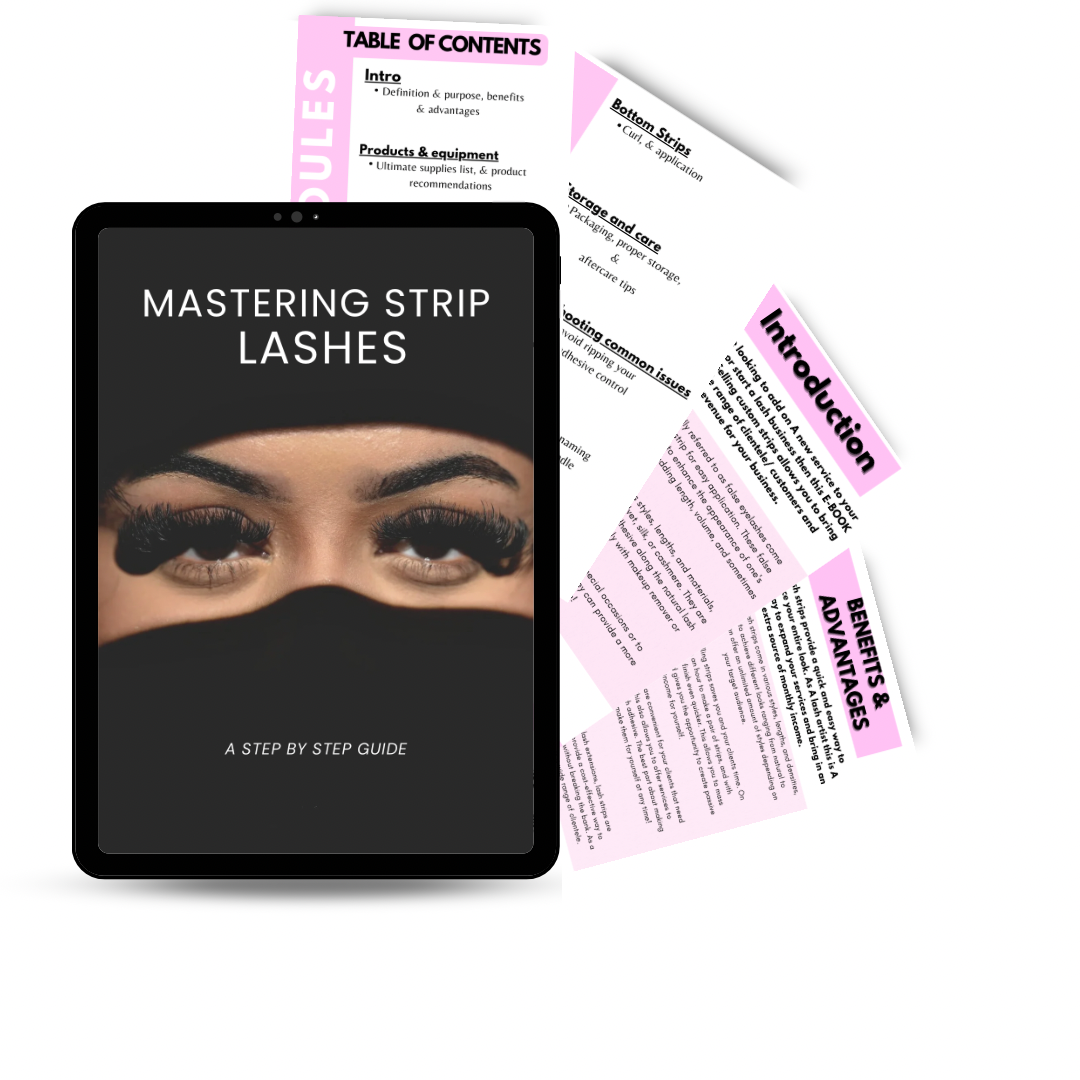 MASTERING STRIP LASHES E-BOOK