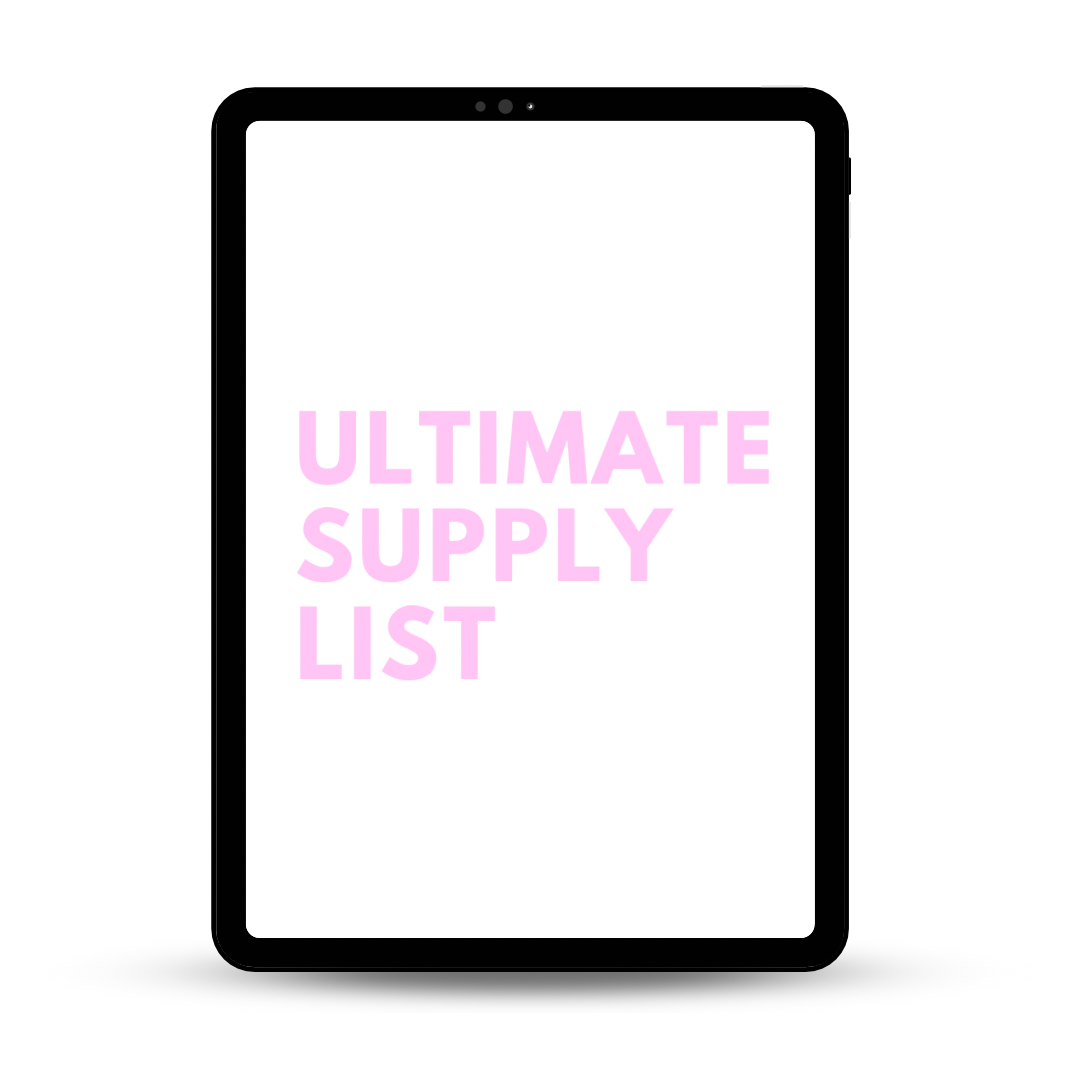 ULTIMATE SUPPLIES LIST